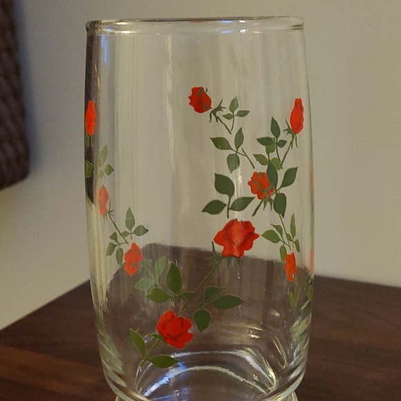 Vintage tall juice glass set - Picture 7 of 8